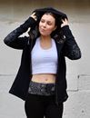 Bild von Sweatjacke Maui Nava in schwarz von The Spirit of OM