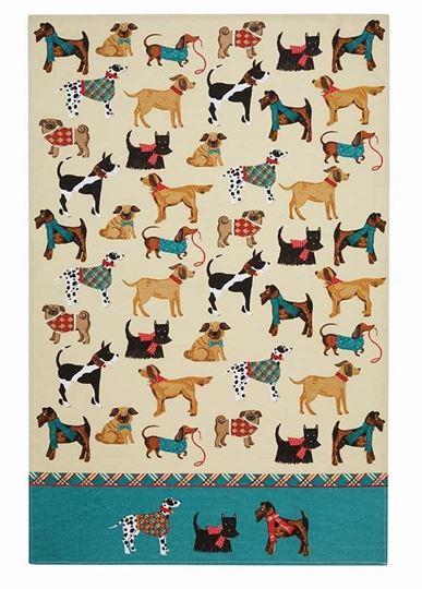 Bild von Hound Dog Cotton Tea Towel - Ulster Weavers