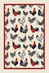 Bild von Rooster Cotton Tea Towel - Ulster Weavers