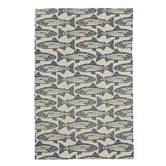 Bild von Salmon Cotton Tea Towel - Ulster Weavers