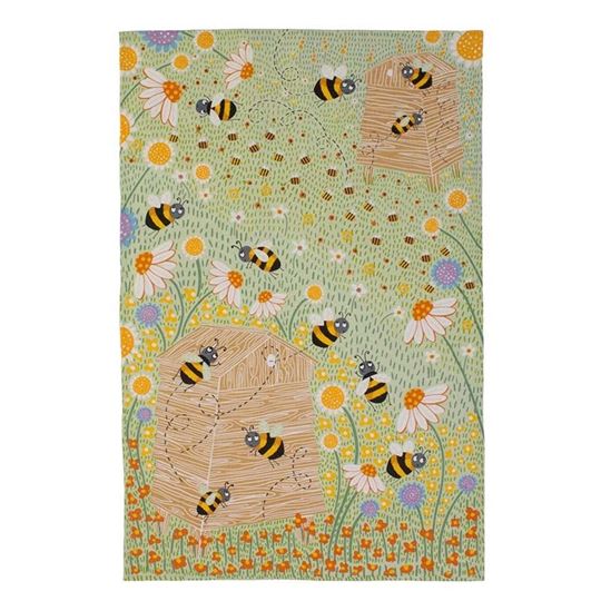 Bild von Daisy Bees Cotton Tea Towel - Ulster Weavers