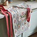 Bild von Boho Floral Cotton Apron - Ulster Weavers