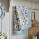 Bild von Boho Floral Cotton Tea Towel - Ulster Weavers