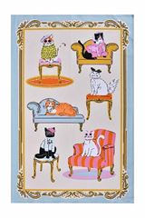 Bild von Cool Cats Cotton Tea Towel - Ulster Weavers