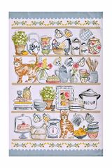 Bild von Pantry Cats Cotton Tea Towel - Ulster Weavers