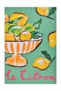 Bild von Summer Fruits Citron Cotton Tea Towel - Ulster Weavers