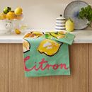 Bild von Summer Fruits Citron Cotton Tea Towel - Ulster Weavers