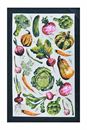 Bild von Vegetable Medley Cotton Tea Towel - Ulster Weavers