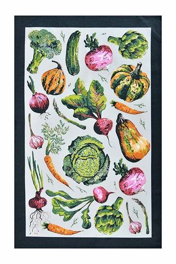 Bild von Vegetable Medley Cotton Tea Towel - Ulster Weavers