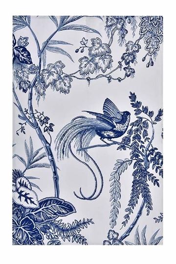 Bild von Willow Toile Cotton Tea Towel - Ulster Weavers