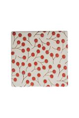 Bild von Untersetzer VINTAGE GARDEN red