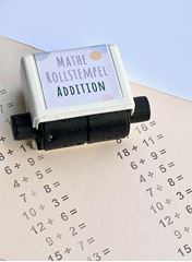 Bild von Mathe Roll Stempel, 12 Stk assortiert, Addition und Subtraktion, VE-12