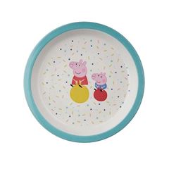 Bild von baby plate peppa pig blue, VE-6