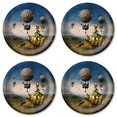 Bild von Maggie Taylor Brave new world Coaster 4 pcs Ø 11 - Jamida of Sweden