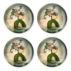 Bild von Maggie Taylor The day sailor Coaster 4 pcs Ø 11 - Jamida of Sweden