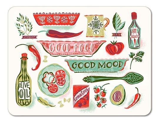 Bild von Asta Barrington Good Food Tablemat 38x29 - Jamida of Sweden