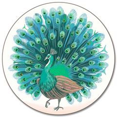 Bild von Asta Barrington Peacock/light Placemat Ø 28 - Jamida of Sweden