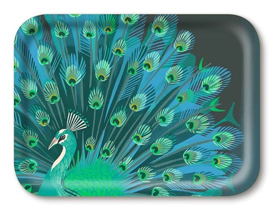 Bild von Asta Barrington Peacock Tray 27x20 - Jamida of Sweden