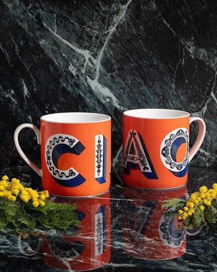 Bild von Asta Barrington Ciao / orange Mug 90x87 - Jamida of Sweden