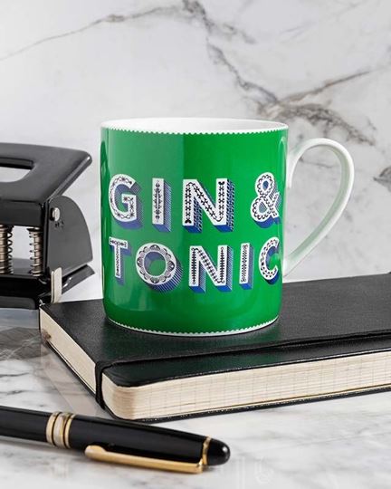 Bild von Asta Barrington Gin & Tonic / green Mug 90x87 - Jamida of Sweden