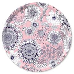 Bild von Michael Angove Sunflower/pink Tray Ø 46 - Jamida of Sweden