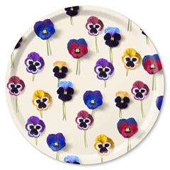 Bild von Michael Angove Pansy allover Tray Ø 46 - Jamida of Sweden