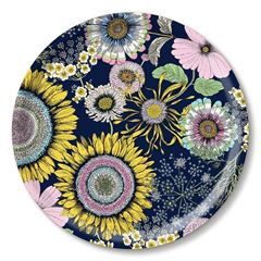 Bild von Michael Angove Sunflower/navy multi Tray Ø 39 - Jamida of Sweden