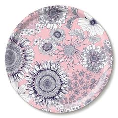 Bild von Michael Angove Sunflower/pink Tray Ø 39 - Jamida of Sweden