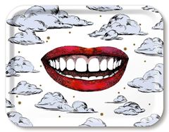 Bild von Michael Angove Fabulous Smile/white Tray 43x33 - Jamida of Sweden