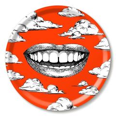 Bild von Michael Angove Fabulous Smile/red Tray Ø 39 - Jamida of Sweden