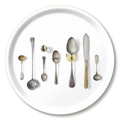 Bild von Michael Angove Cutlery/white Tray Ø 39 - Jamida of Sweden