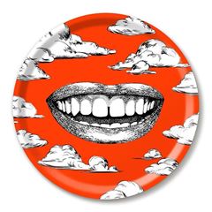 Bild von Michael Angove Fabulous Smile/red Tray Ø 31 - Jamida of Sweden