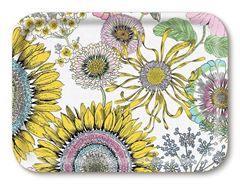 Bild von Michael Angove Sunflower/multi Tray 27x20 - Jamida of Sweden