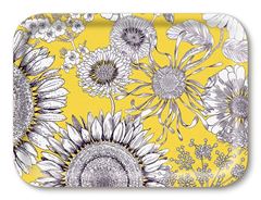 Bild von Michael Angove Sunflower/yellow Tray 27x20 - Jamida of Sweden