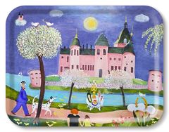 Bild von Bessie Johanson Castle Tray 43x33 - Jamida of Sweden