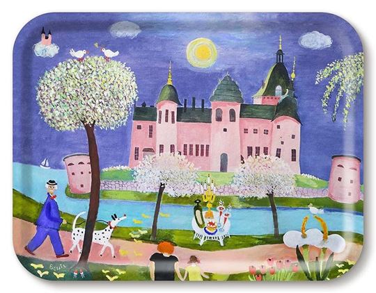 Bild von Bessie Johanson Castle Tray 43x33 - Jamida of Sweden