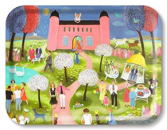 Bild von Bessie Johanson Welcome Tray 43x33 - Jamida of Sweden