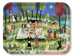 Bild von Bessie Johanson Summer Party Tray 43x33 - Jamida of Sweden