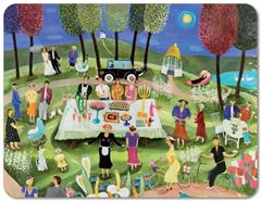 Bild von Bessie Johanson Summer Party Tablemat 38x29 - Jamida of Sweden