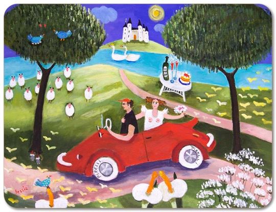 Bild von Bessie Johanson Happy day Tablemat 38x29 - Jamida of Sweden