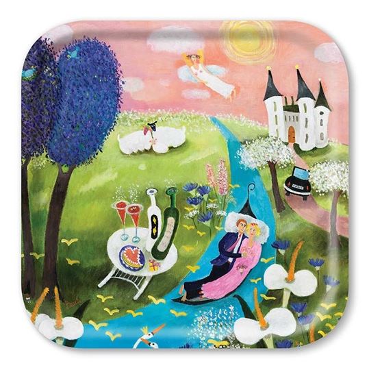 Bild von Bessie Johanson Good life Tray 32x32 - Jamida of Sweden