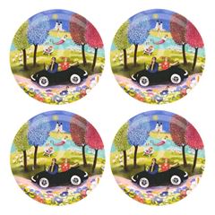 Bild von Bessie Johanson Celebration Coaster 4 pcs Ø 11 - Jamida of Sweden