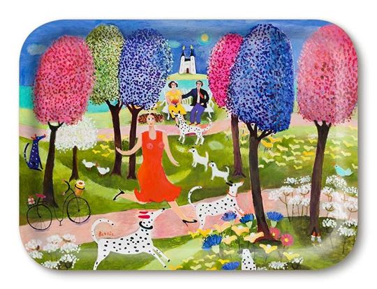 Bild von Bessie Johanson Dog paradise Tray 27x20 - Jamida of Sweden