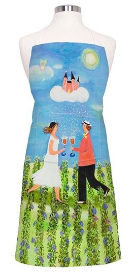 Bild von Bessie Johanson Love Couple Apron 85x65 - Jamida of Sweden