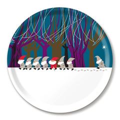 Bild von Jerry Roupe Santa Parade Tray Ø 31 - Jamida of Sweden