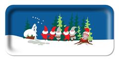 Bild von Jerry Roupe Santa with accordion Tray 32x15cm - Jamida of Sweden