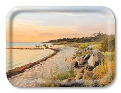 Bild von Johan Persson Stranden vid Törneby Tray 27x20 - Jamida of Sweden