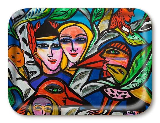 Bild von Ulrica Hydman Vallien Romance Tray 27x20 - Jamida of Sweden