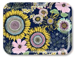 Bild von Michael Angove Sunflower/navy multi Tray 43x33 - Jamida of Sweden