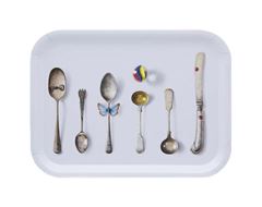 Bild von Michael Angove Cutlery/blue Tray 27x20 - Jamida of Sweden